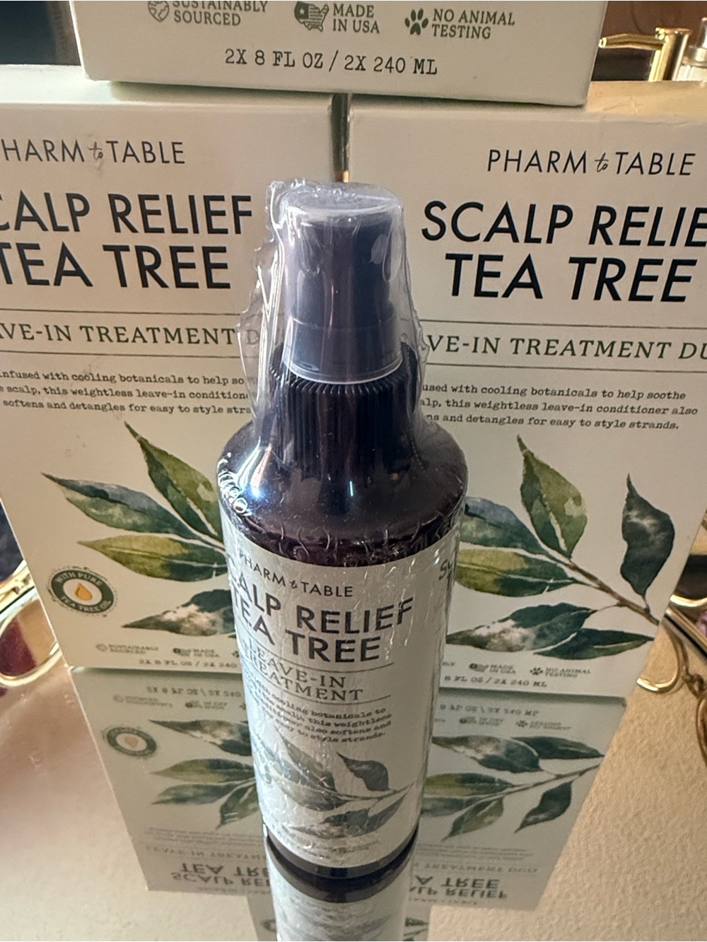 Scalp Relief Tea Tree Leave-In Treatment Get stronger hair Growth faster